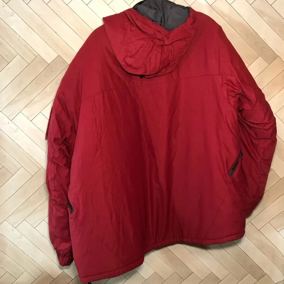 Men's Full Zip Hooded Jacket Artic Expedition Red Coat Great Condition Mens XXL - Picture 3 of 3